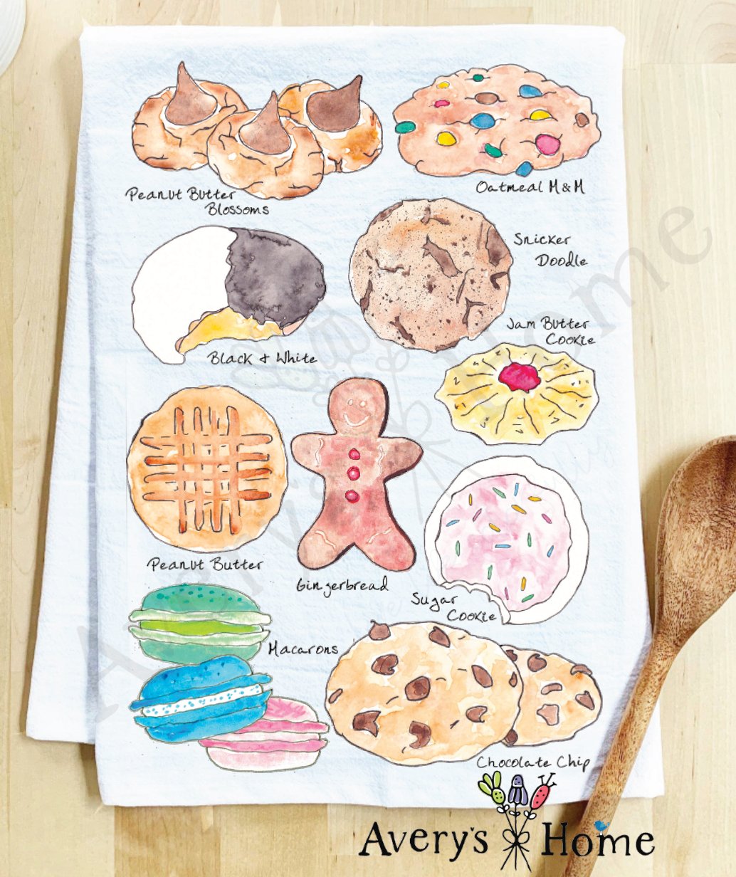 Favorite Cookies Kitchen Towel - The Regal Find