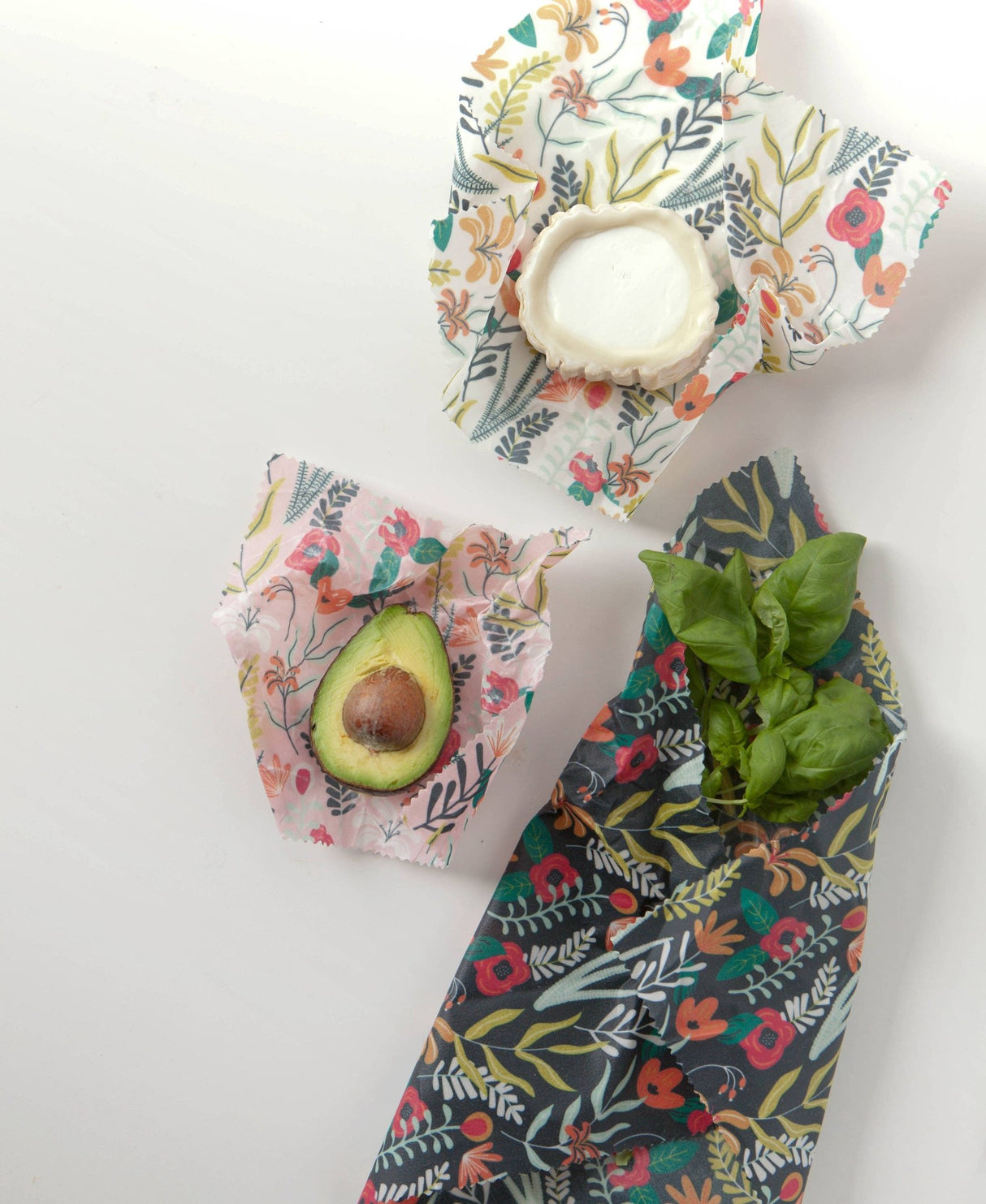 Floral Beeswax Wrap Set of 3 - The Regal Find