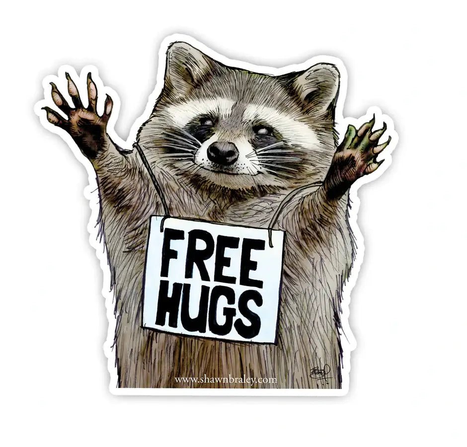 Free Hugs vinyl sticker - The Regal Find