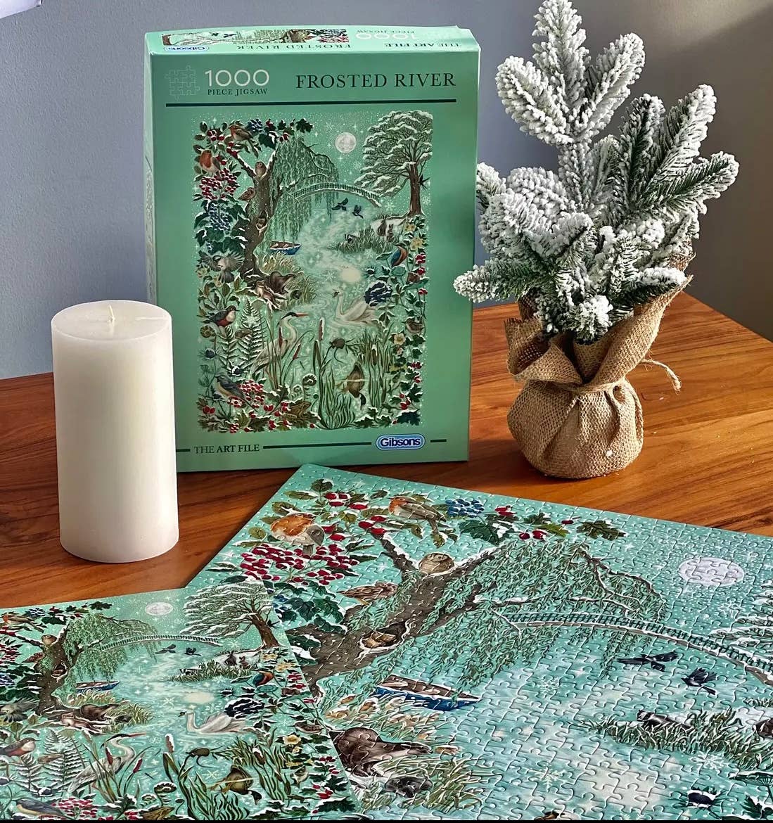 Frosted River - 1000 Piece Jigsaw Puzzle - The Regal Find