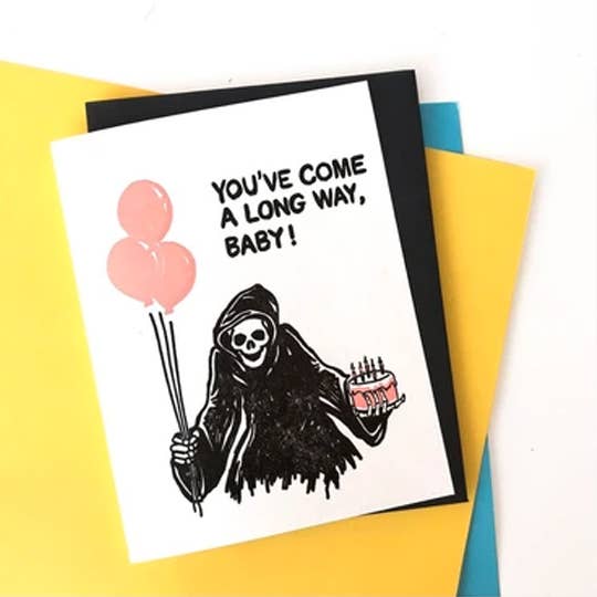 Grim Birthday Card - The Regal Find