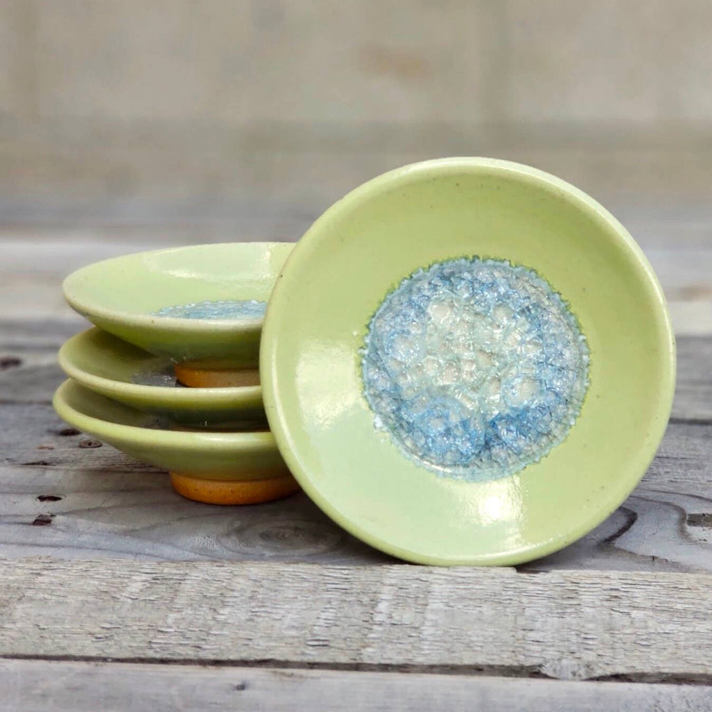 Handmade Ring Dish - Wasabi Dipping Dish - Apple - The Regal Find