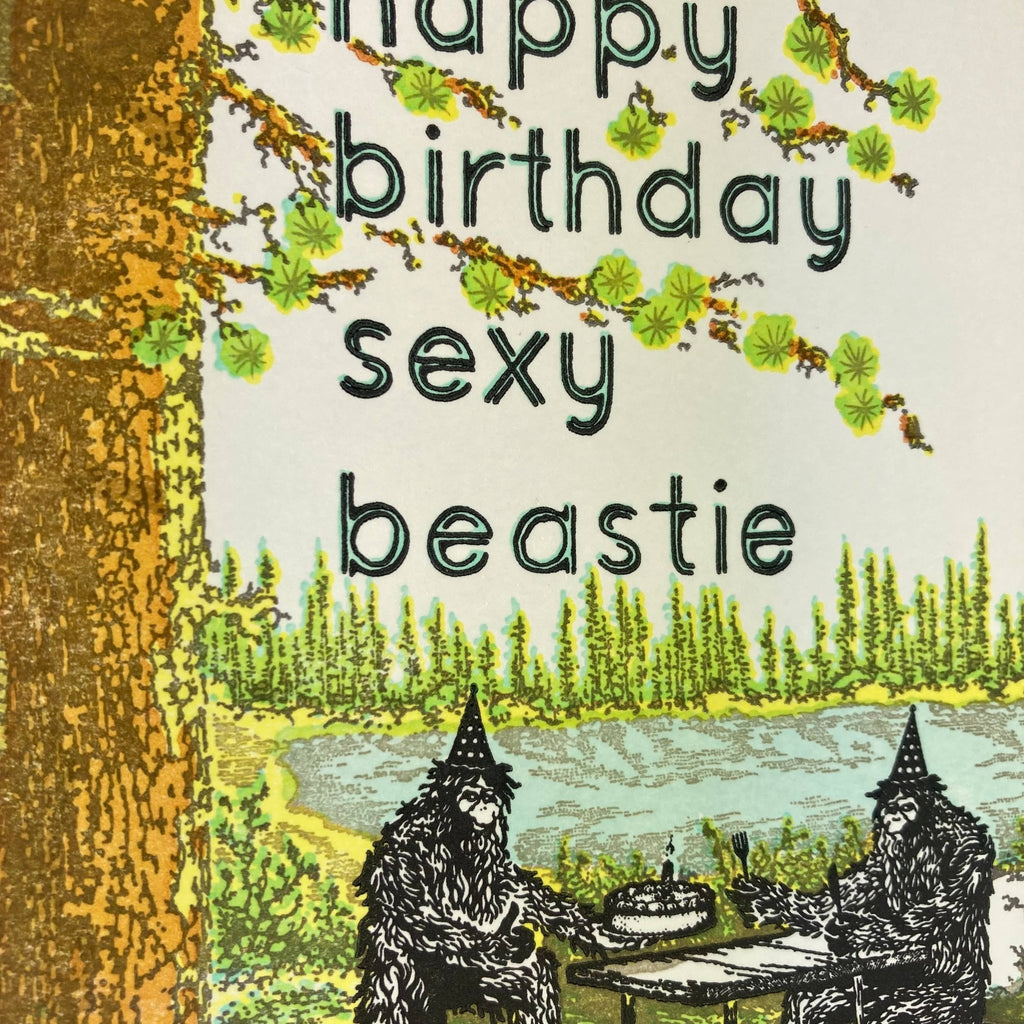 Happy Birthday sexy beastie Sasquatch - The Regal Find