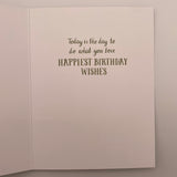 Happy Place Birthday Card: Card with Envelope and Cello Jacket