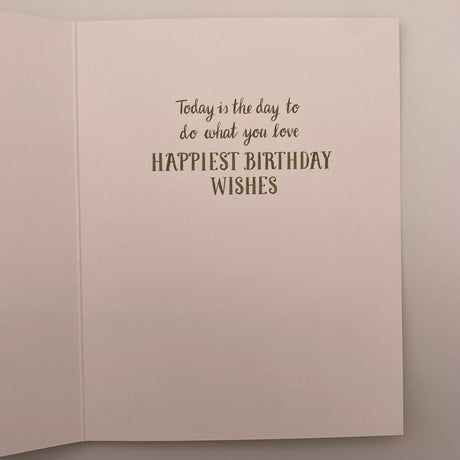 Happy Place Birthday Card: Card with Envelope and Cello Jacket