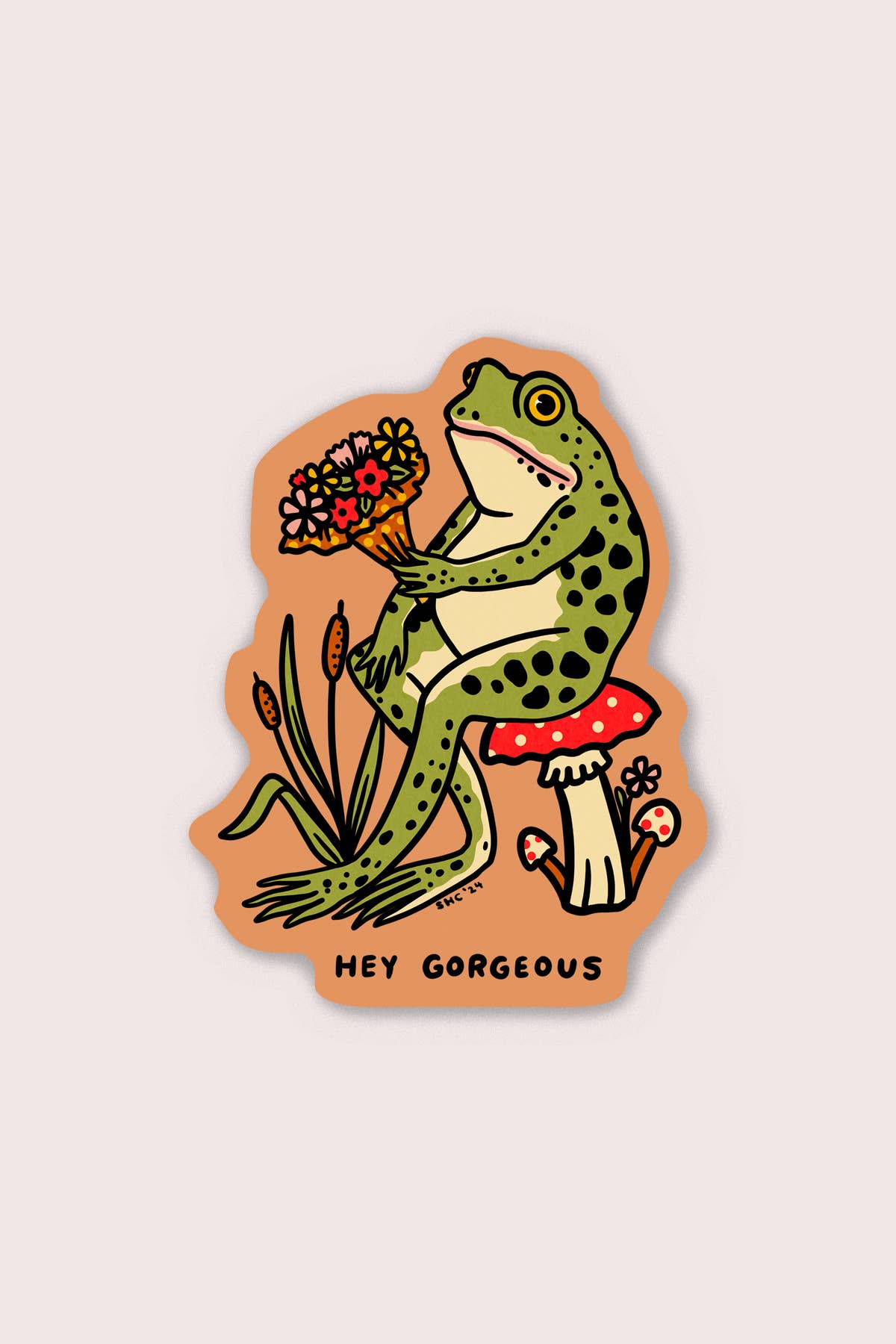 Hey Gorgeous Vinyl Sticker - The Regal Find