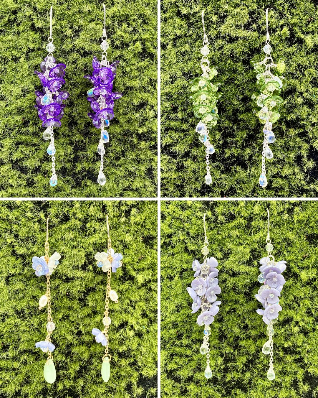 Flower Dangle Earrings