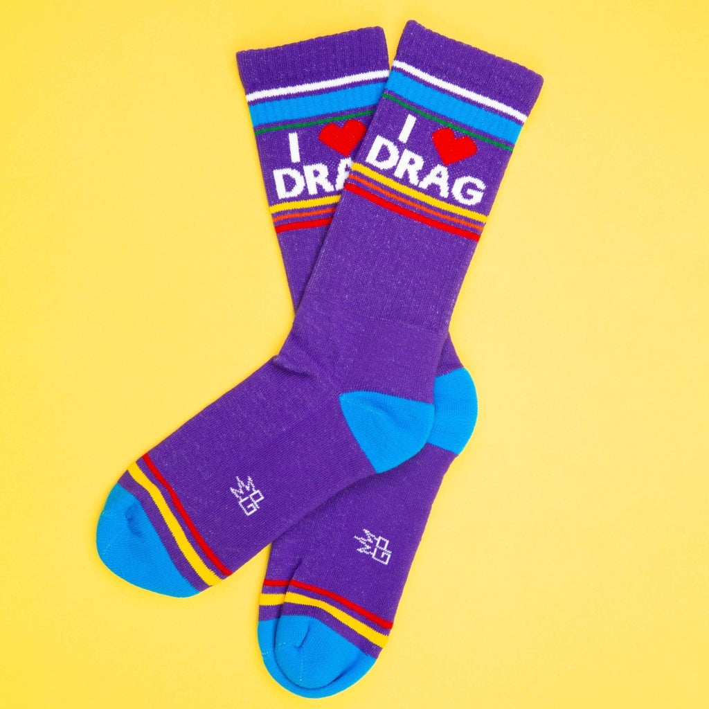 I ❤️ Drag Gym Crew Socks - The Regal Find