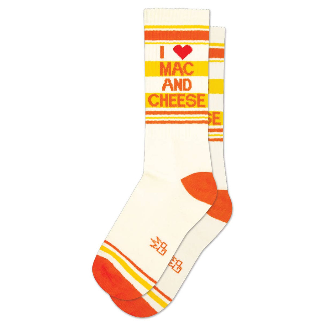 I ❤️ Mac N Cheese Gym Crew Socks - The Regal Find