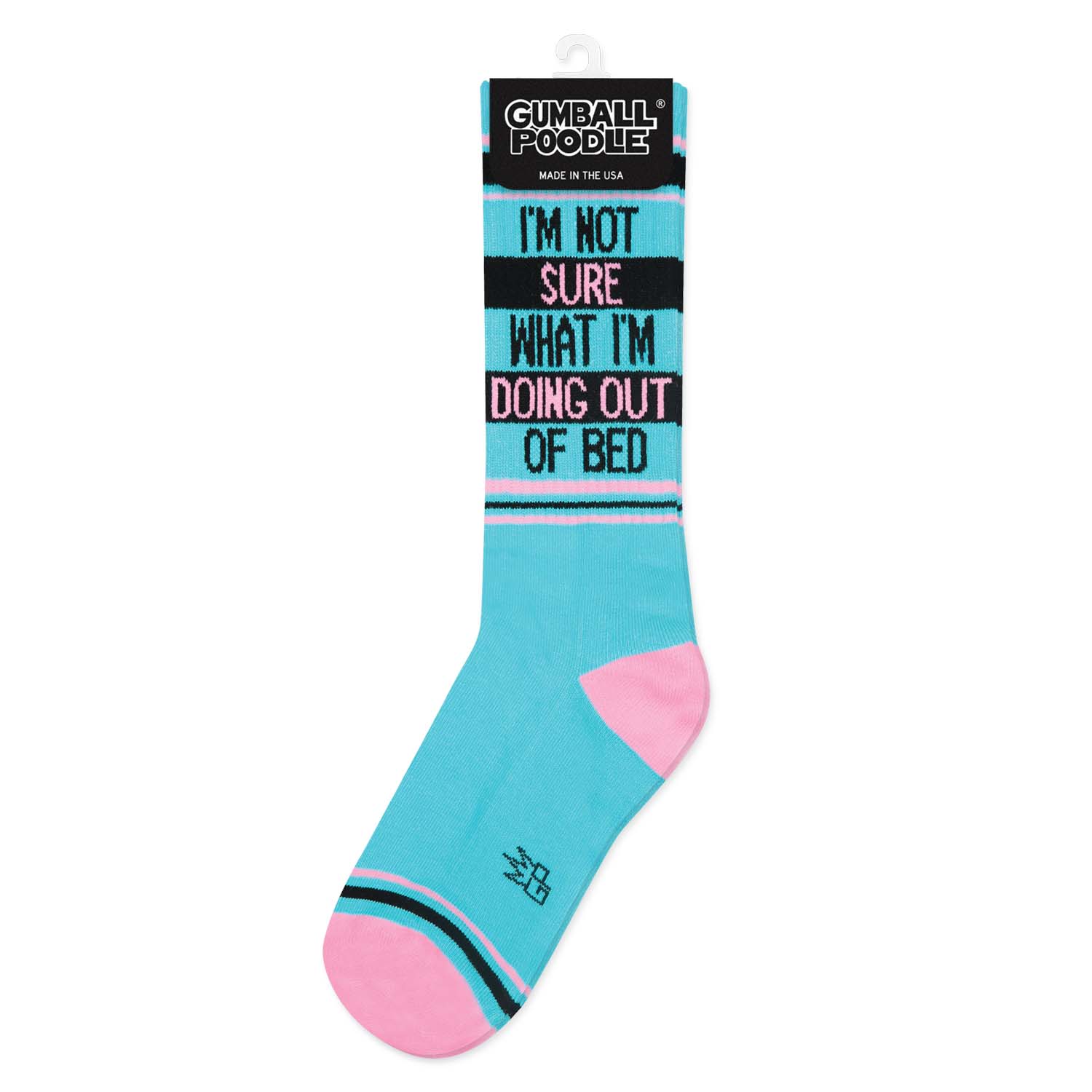 I'm Not Sure What I'm Doing Out Of Bed Gym Crew Socks - The Regal Find