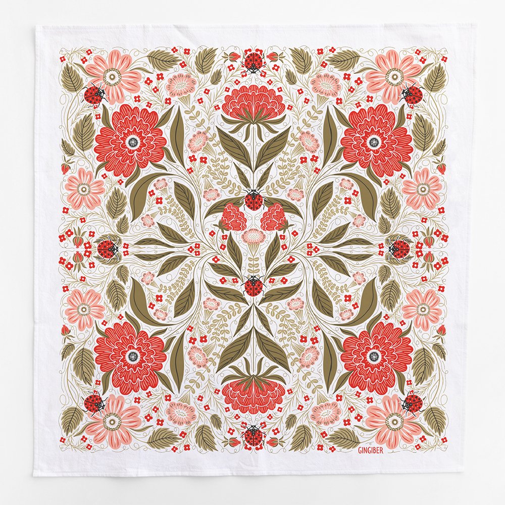 Ladybug Tea Towel - The Regal Find