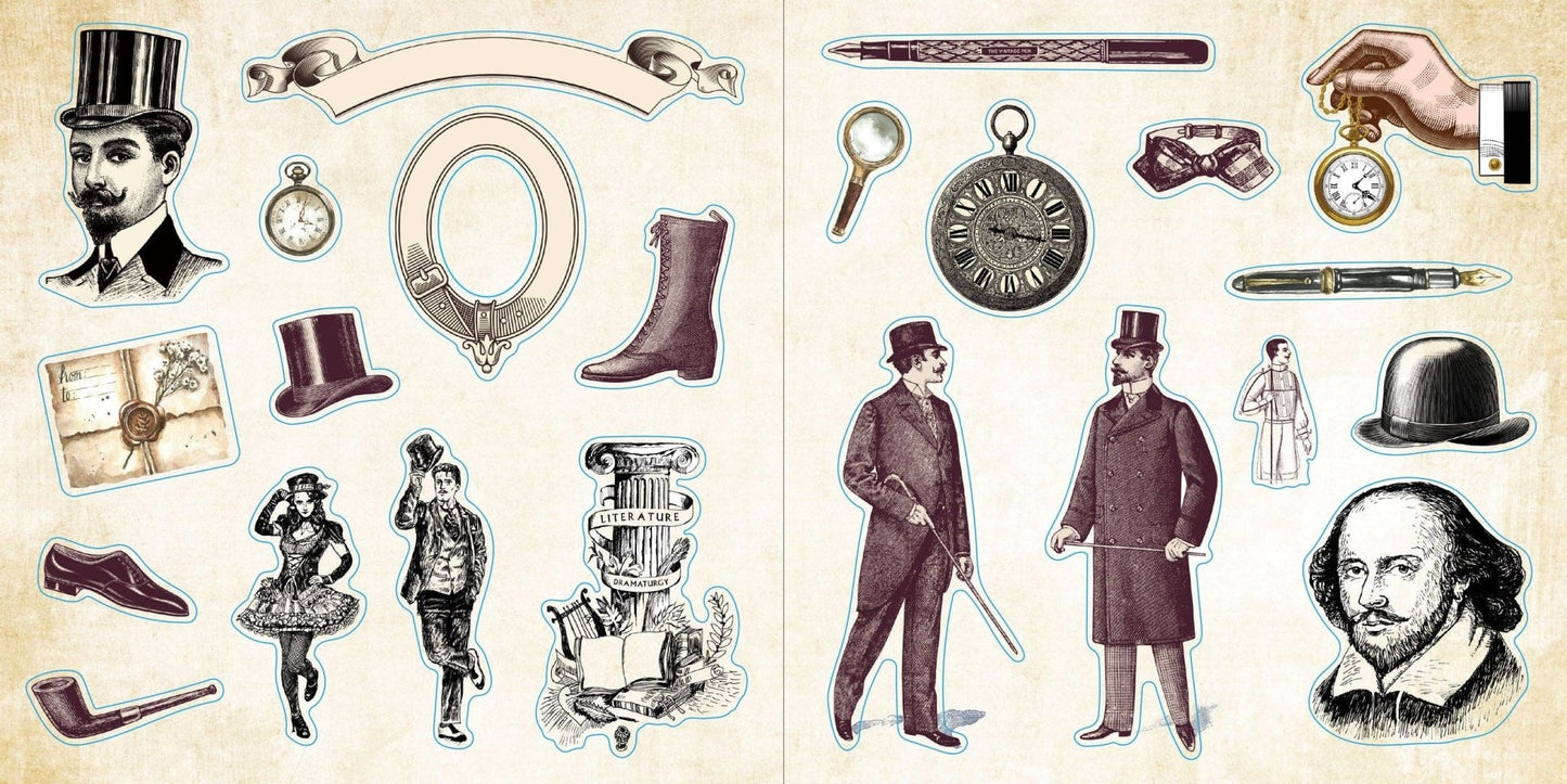 Loads of Ephemera Sticker Book (580 stickers) - The Regal Find