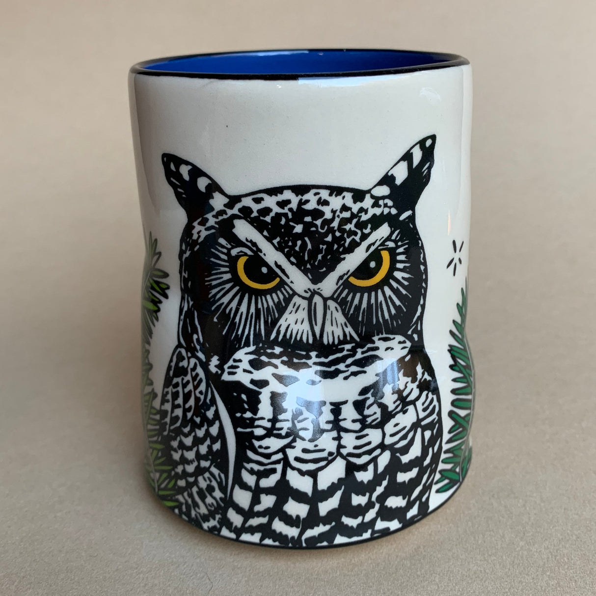 Lucky Great Horned Owl Cup - XLarge - The Regal Find