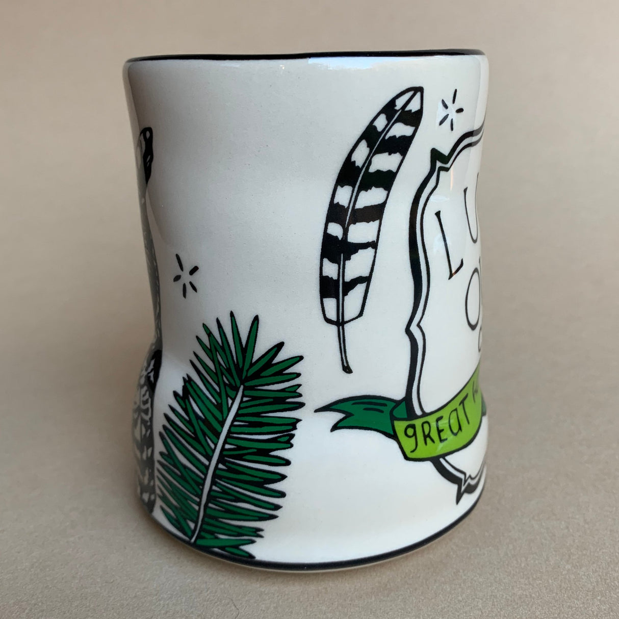 Lucky Great Horned Owl Cup - XLarge - The Regal Find