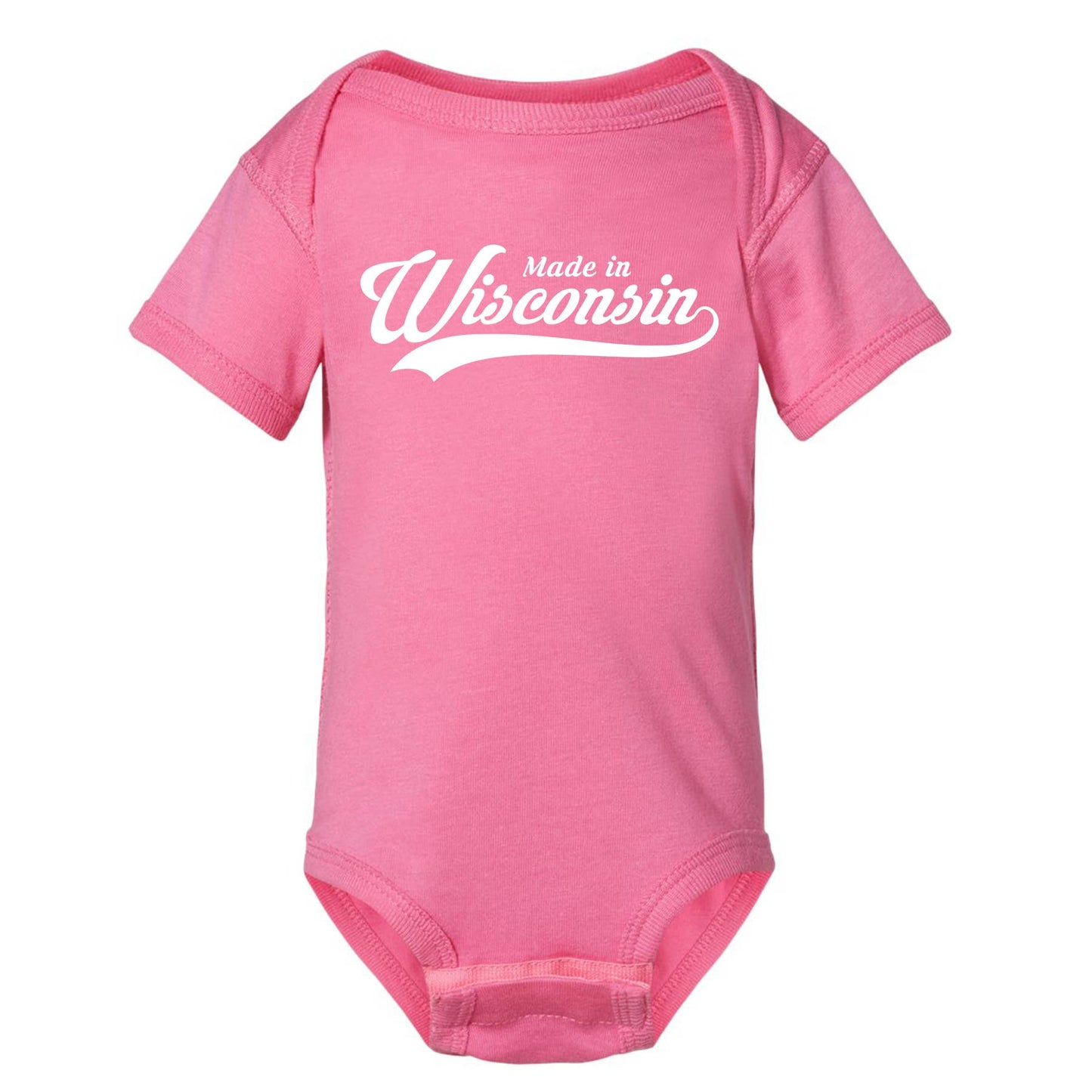 Made in Wisconsin Babie/Toddler Onesie: Red / 12 Month - The Regal Find