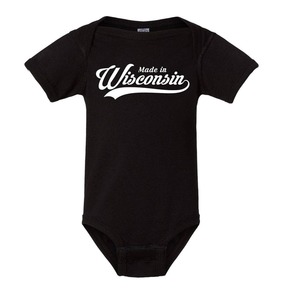 Made in Wisconsin Babie/Toddler Onesie: Red / 6 Month - The Regal Find