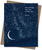 Milky Way Love Card on Recycled Paper - The Regal Find