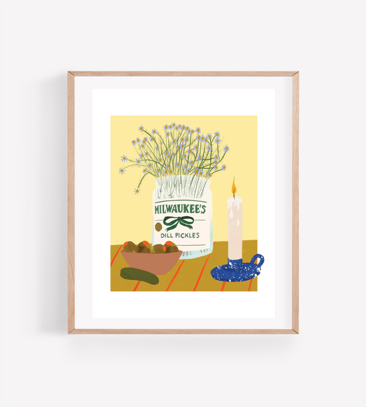 Milwaukee's Dill Pickles Art Print: 8x10" - The Regal Find