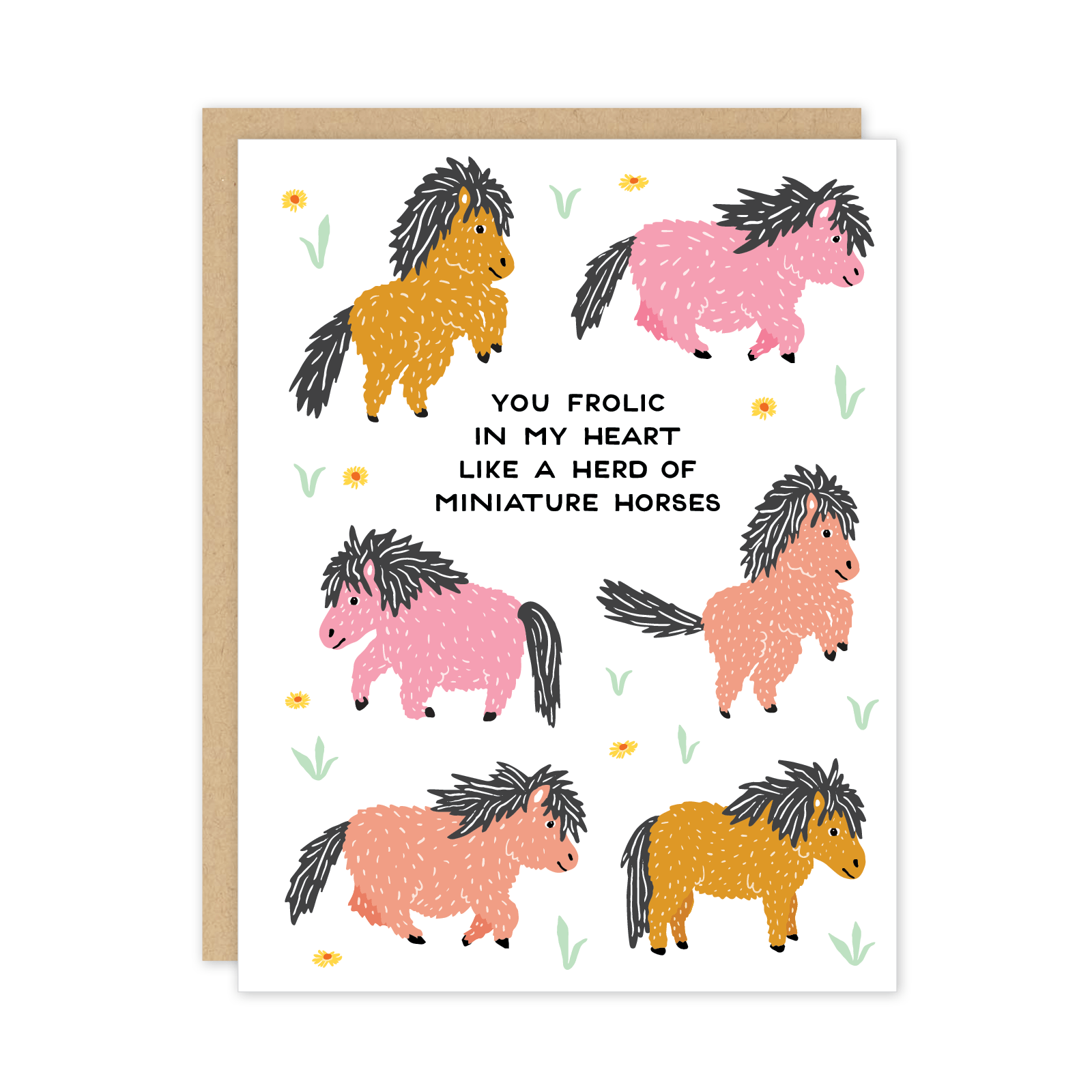 Miniature Horses Card - The Regal Find