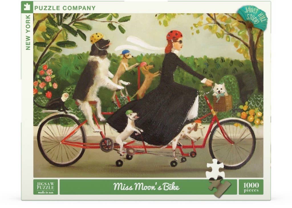 Miss Moon's Bike - 1000 Piece Jigsaw Puzzle - The Regal Find