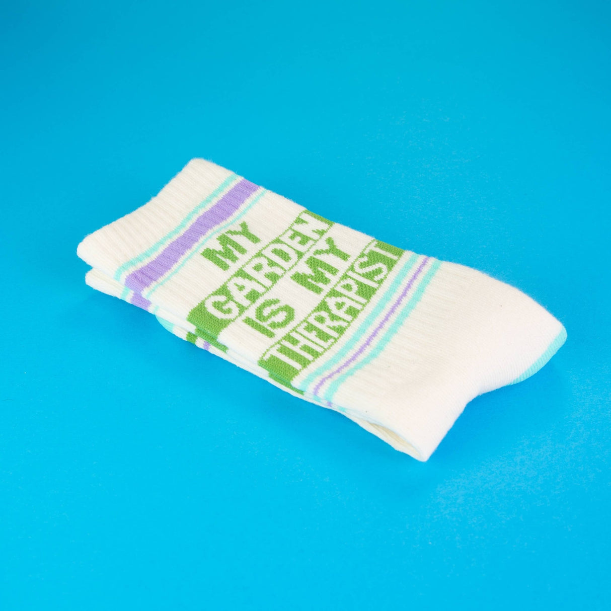 My Garden Is My Therapist Gym Crew Socks - The Regal Find