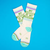 My Garden Is My Therapist Gym Crew Socks - The Regal Find