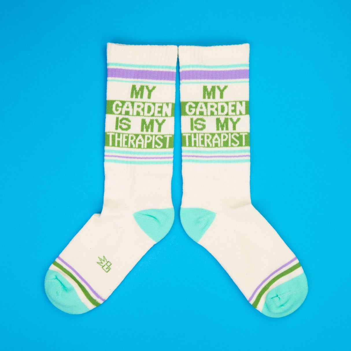 My Garden Is My Therapist Gym Crew Socks - The Regal Find