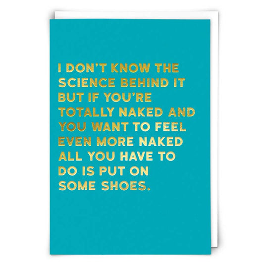 Naked Greeting Card - The Regal Find