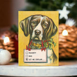 Naughty • Nice • Let Me Explain - Dog Lover's Christmas Card - The Regal Find