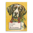 Naughty • Nice • Let Me Explain - Dog Lover's Christmas Card - The Regal Find