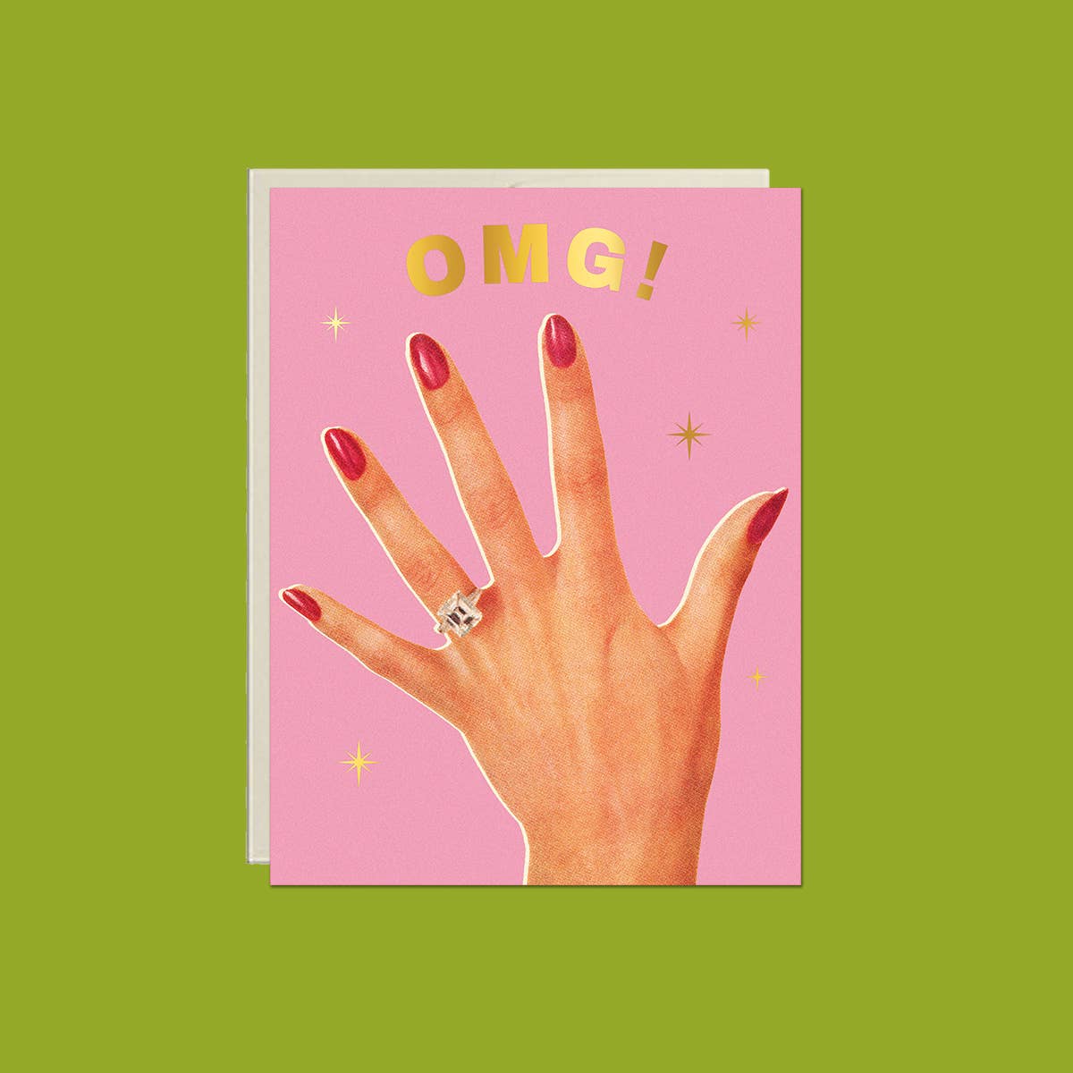 OMG! Engaged Ring Card - The Regal Find