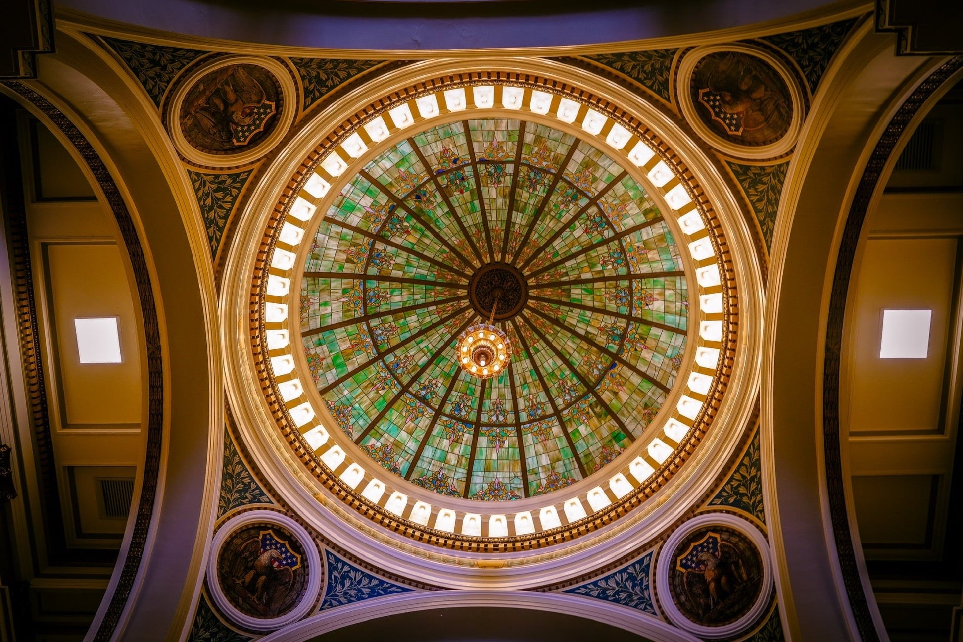 Oneida County Tiffany Glass Dome - The Regal Find