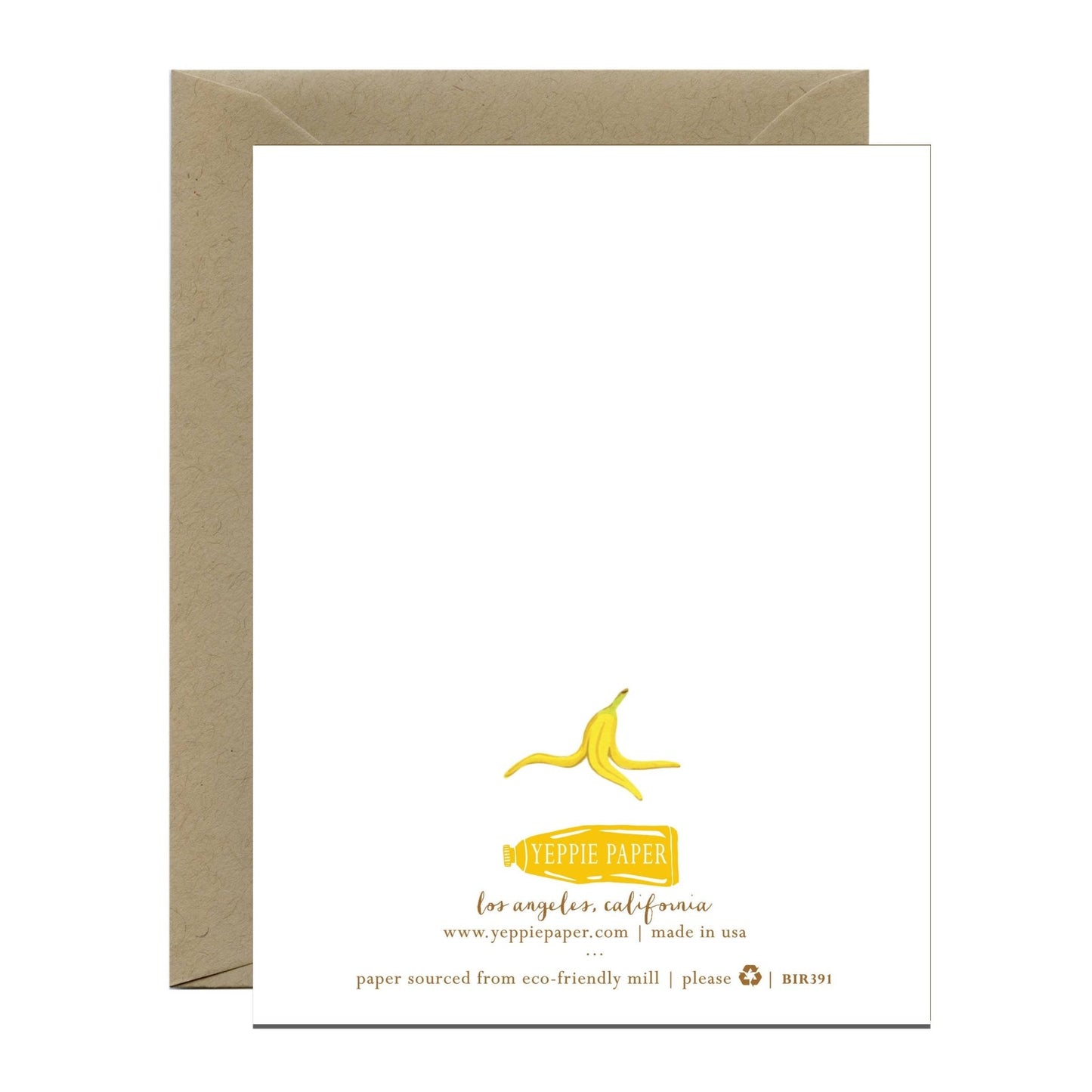 Orangutan Banana Birthday Card - The Regal Find
