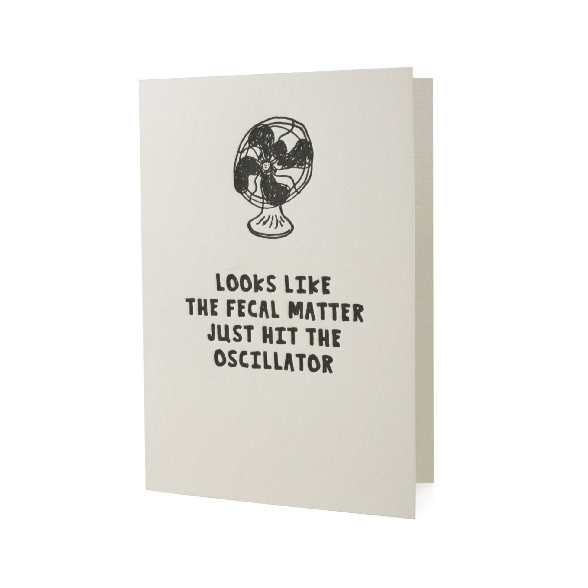 Oscillator Letterpress Card - The Regal Find