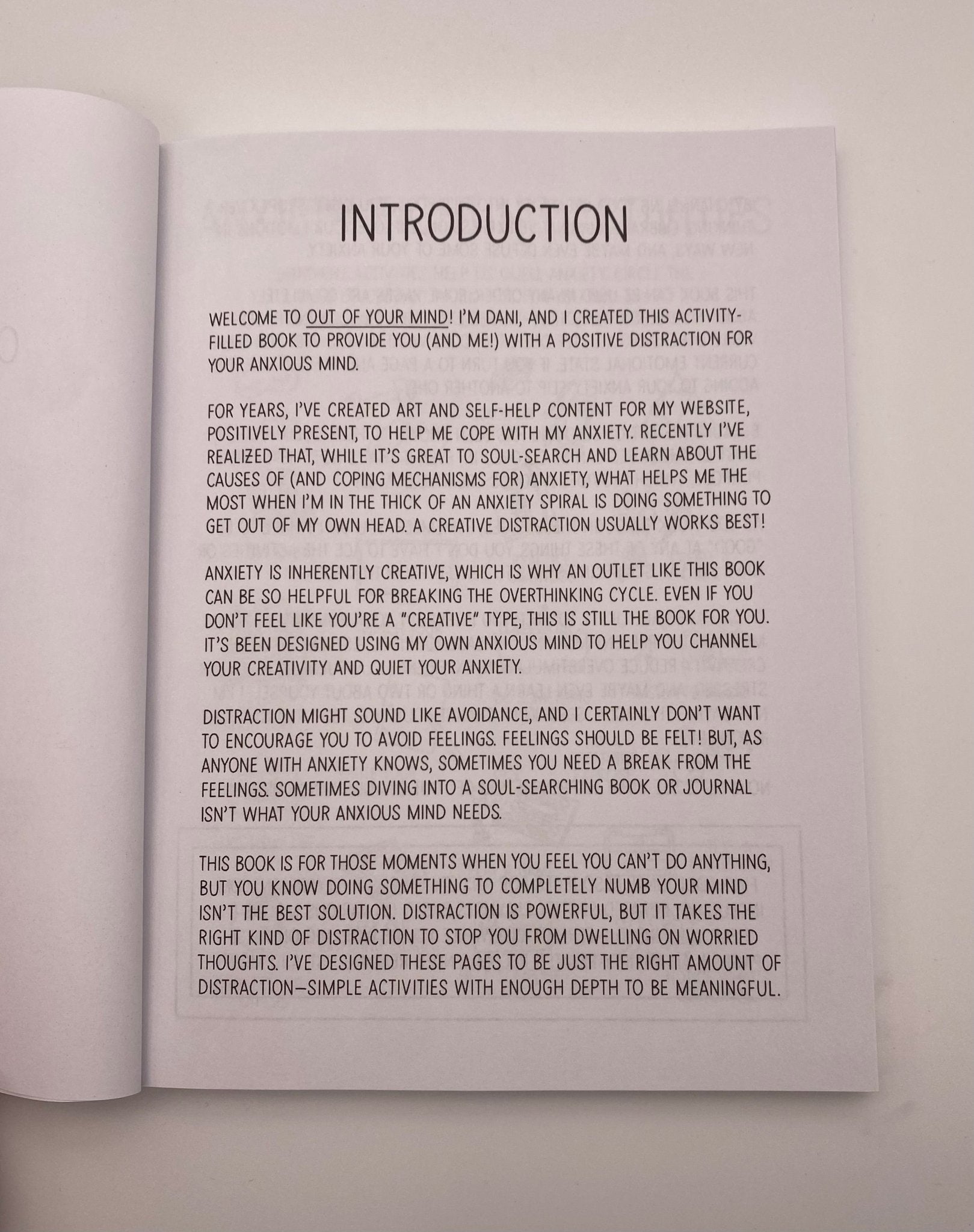 Out of Your Mind Book - The Regal Find