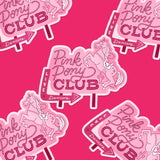 Pink Pony Club Vintage Sign Chappell Roan Inspired Vinyl Sticker - The Regal Find