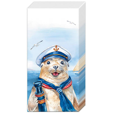 Pocket Tissue Pack of 8 count Captain Charlie - The Regal Find