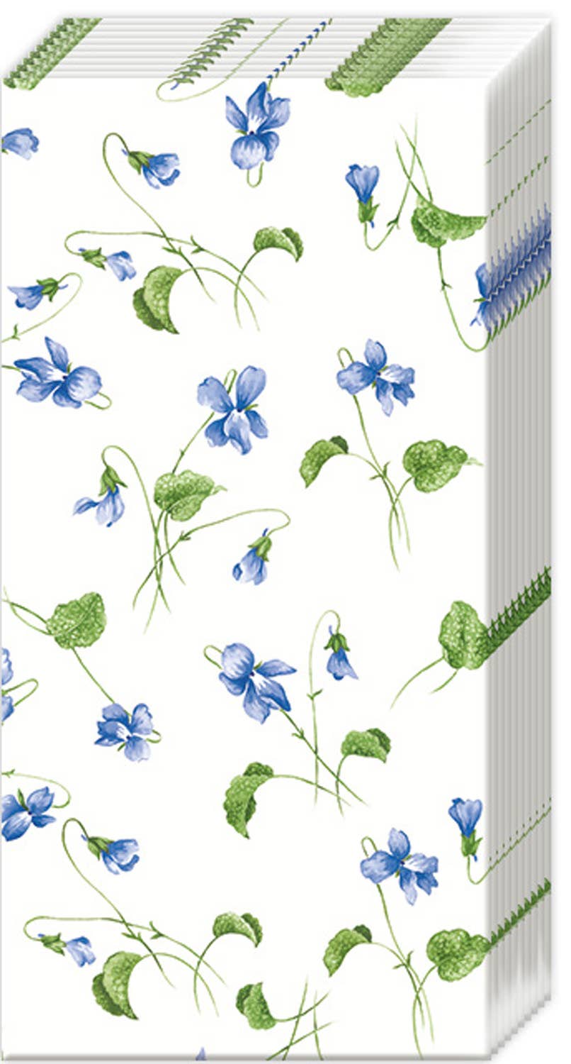 Pocket Tissues Pack of 10 Viola Riviniana - The Regal Find