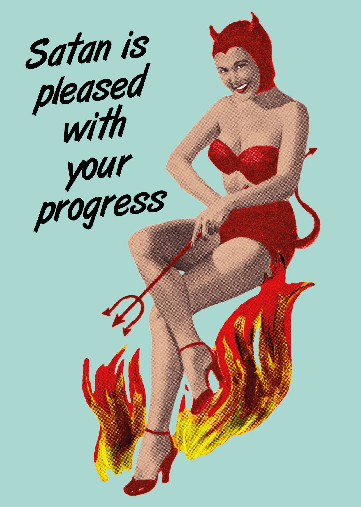 Progress - Funny KissMeKwik Card - The Regal Find