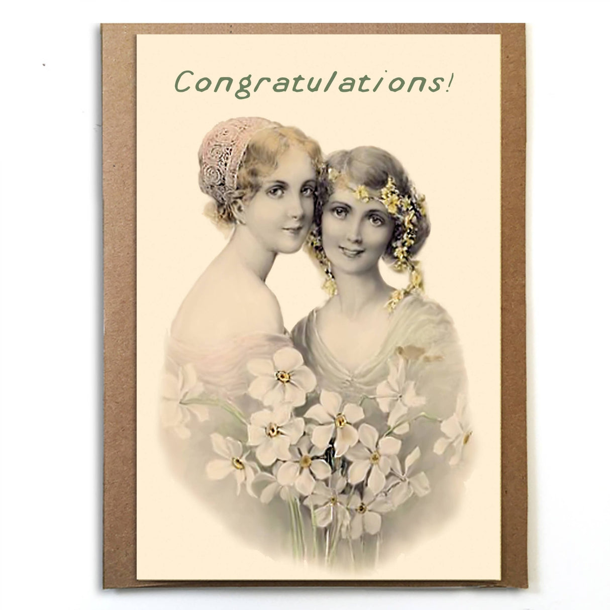 Queer Wedding Card; Women LGBTQ Wedding; Engagement Card - The Regal Find