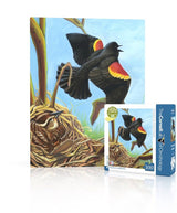 Red - winged Blackbird Mini - 100 Piece Mini Puzzle - The Regal Find