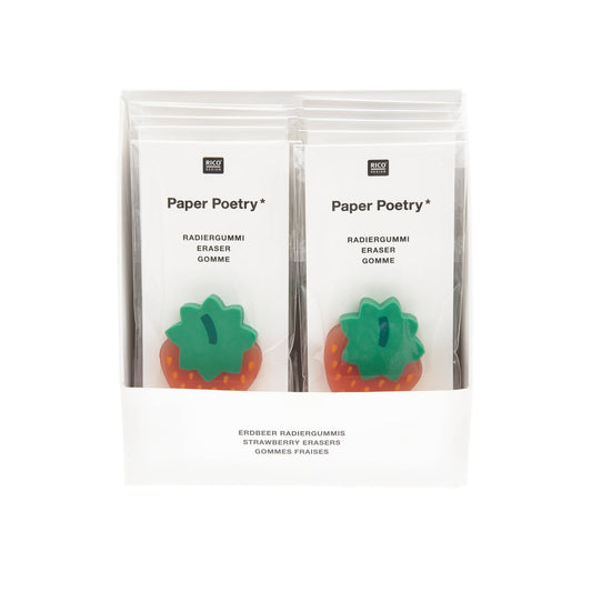 Rico Design Strawberry - Shaped Eraser - The Regal Find