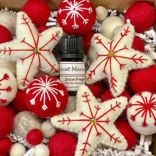 Felted Potpourri Kit - Scandinavian Star Set