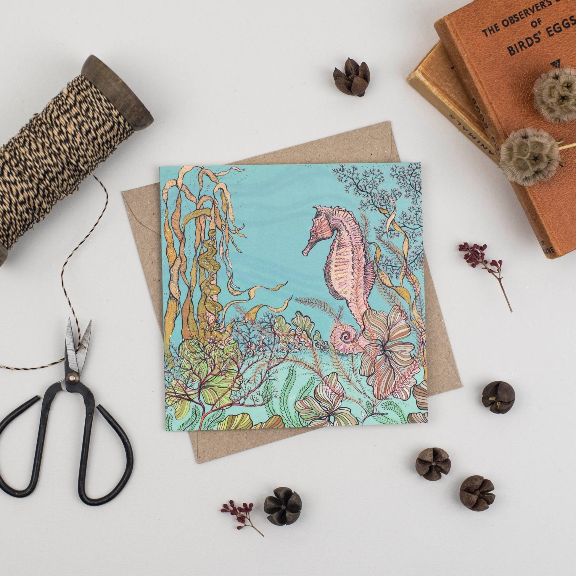 Seahorse Greeting Card - The Regal Find