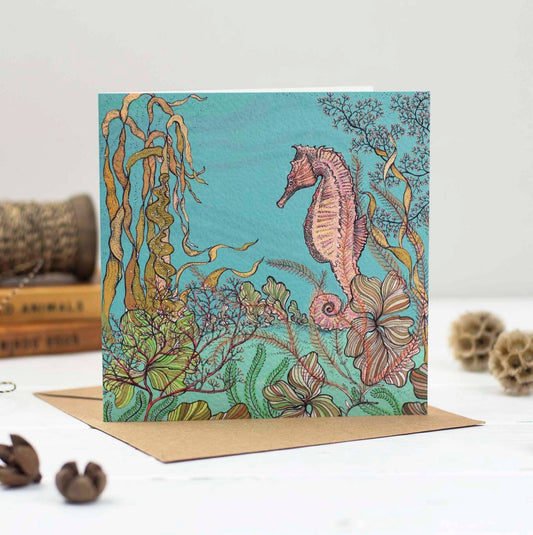 Seahorse Greeting Card - The Regal Find