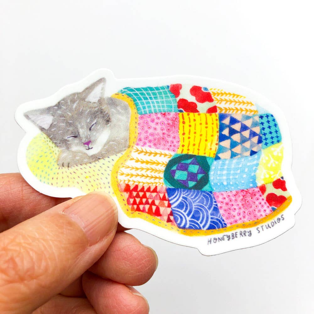 Sleeping Kitty Sticker - The Regal Find