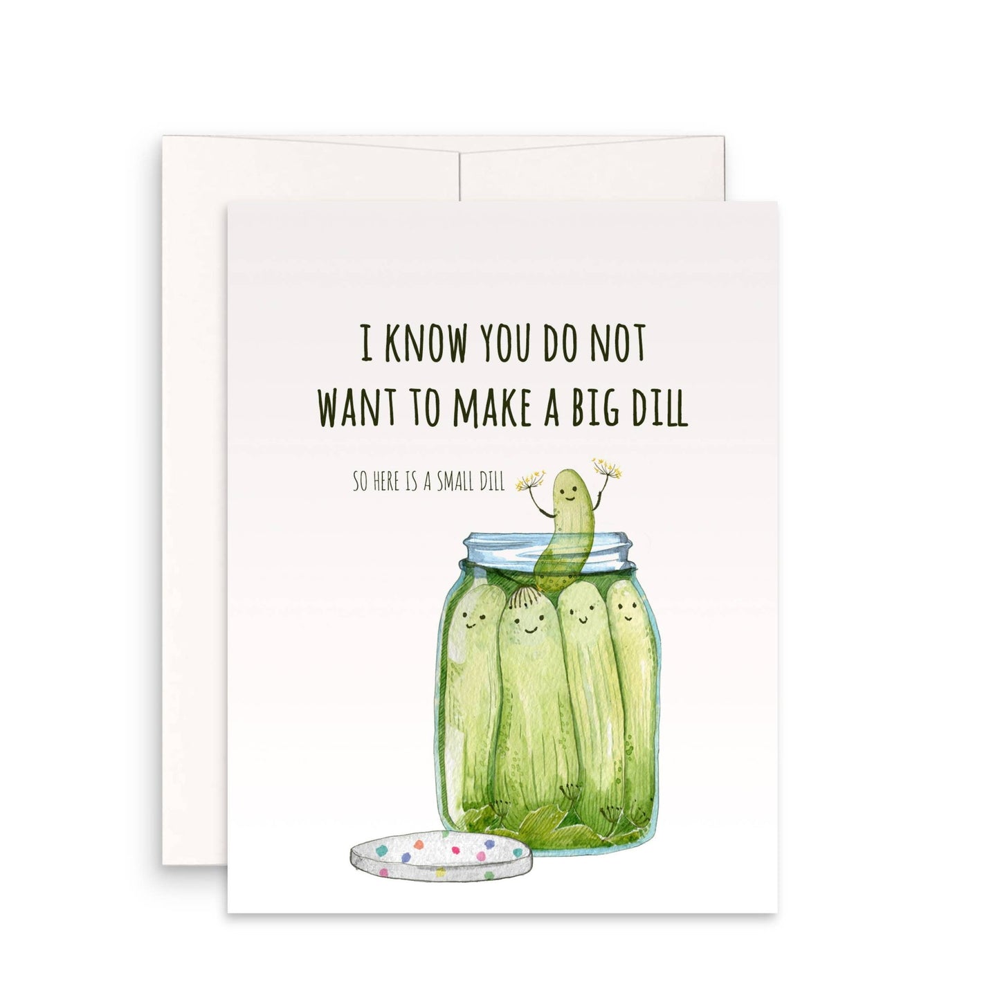 Small Dill Pickle - Funny Birthday Card - The Regal Find