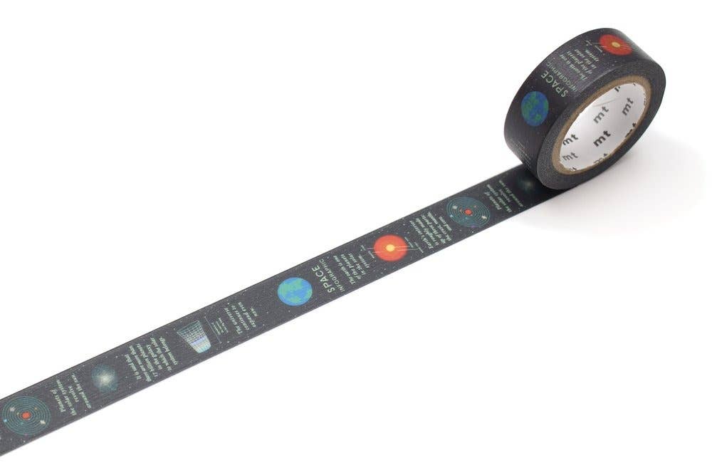 Space Infographic Washi Tape - The Regal Find