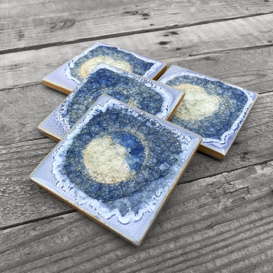 Square Coaster - Periwinkle - Individual Coaster - The Regal Find