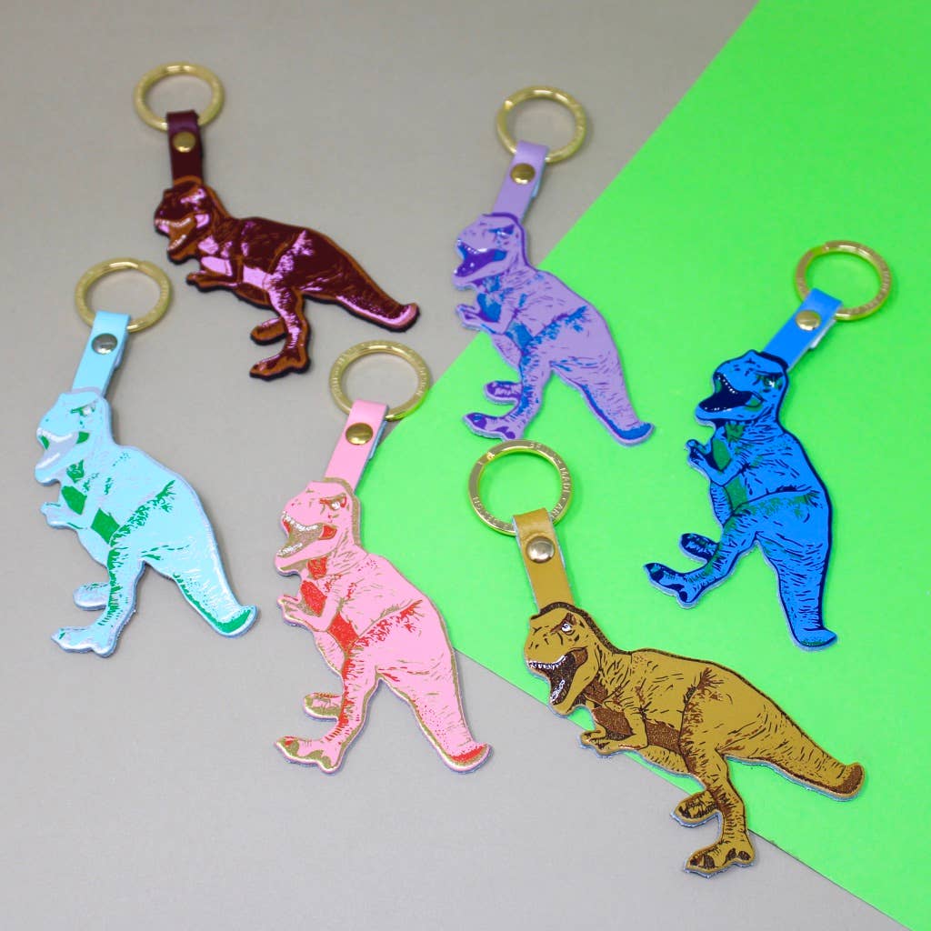 T-Rex Key Fobs: Turquoise - The Regal Find